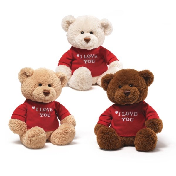 Gund 'I Love You' Bear. Soft and cuddly American well-wishes for China.