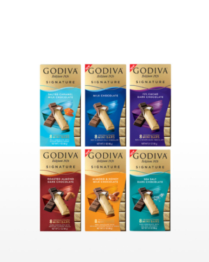 Godiva Signature Chocolate Mini Bars 8 Piece 90g