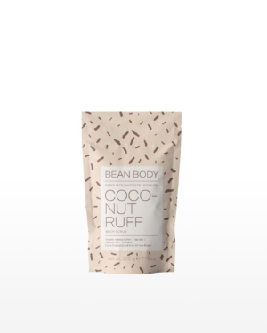 Bean Body's Coconut Ruff Coffee Scrub 220g. Ideal tropical gift for online delivery to China.