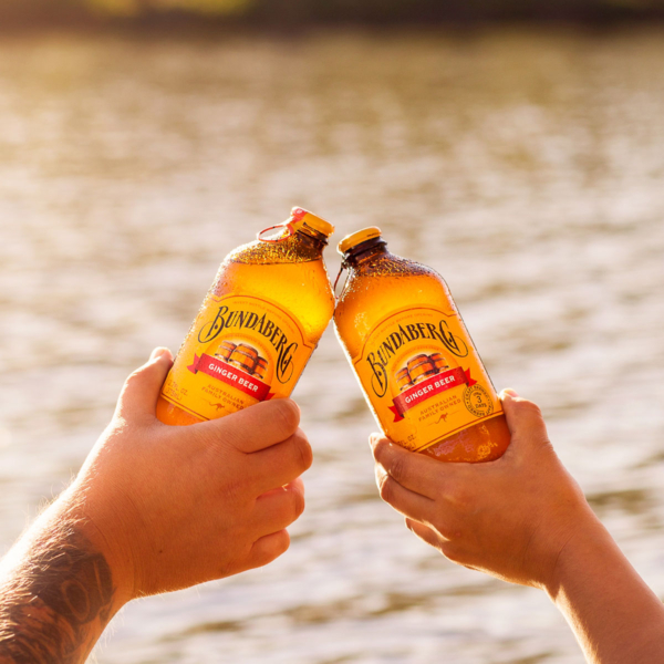 Bundaberg Ginger Beer 375ml x 2. Refreshing Australian beverage gift for delivery to China.