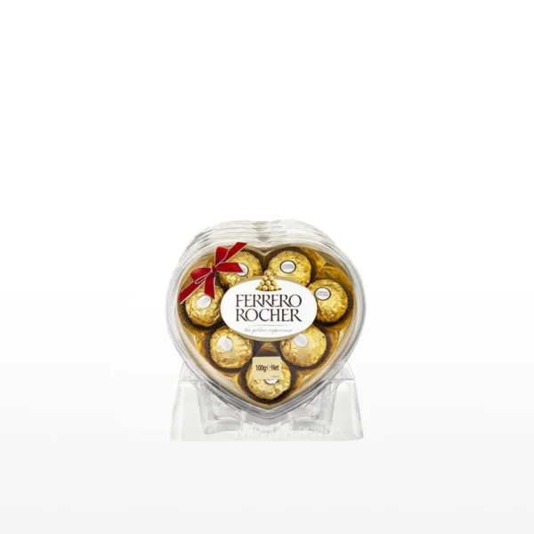 Ferrero Rocher Heart Shape Box, 8 pieces. Heartful chocolate gift for China.