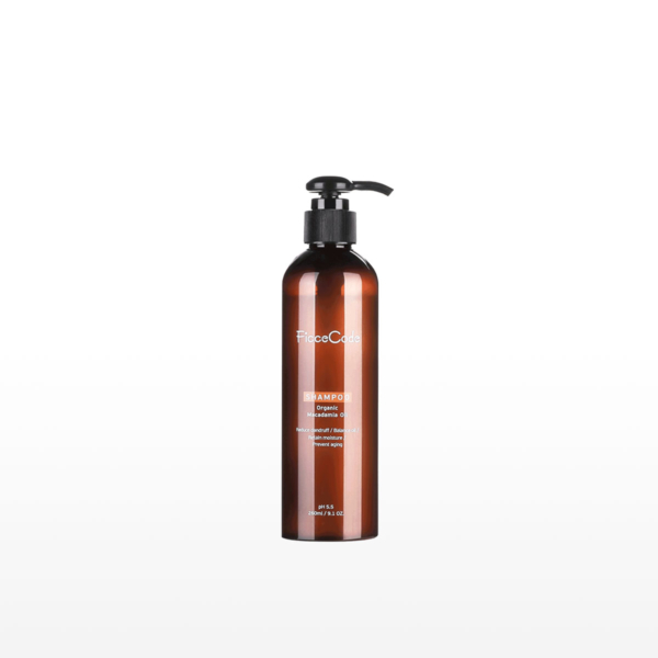 FicceCode Shampoo with Macadamia Oil. Hair-care luxury gift for China.