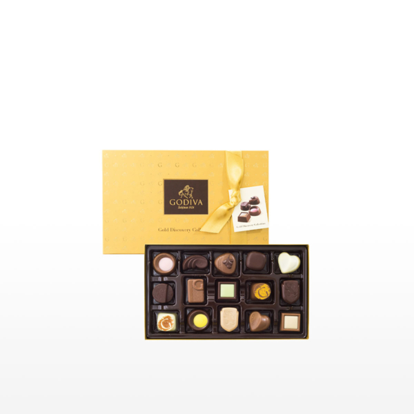 Godiva Gold Discovery, 15 Pieces. Rich Belgian chocolate selection for China.