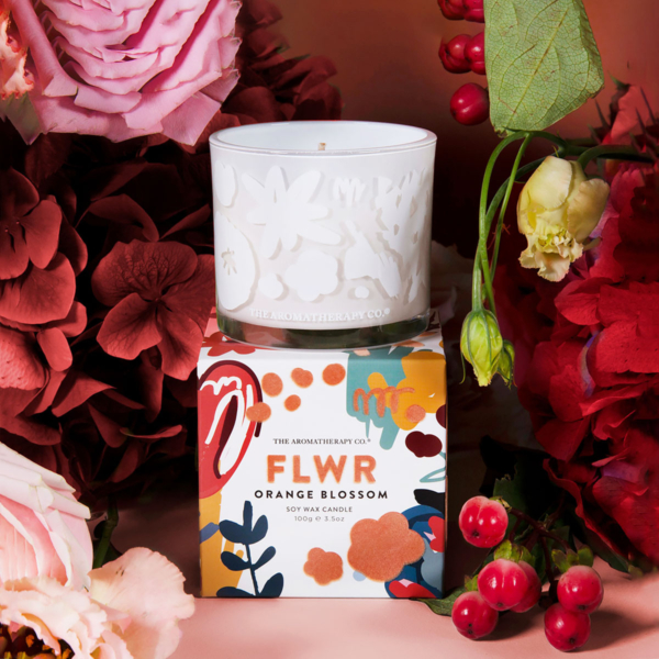 The Aromatherapy Co Orange Blossom Flwr Candle 100g