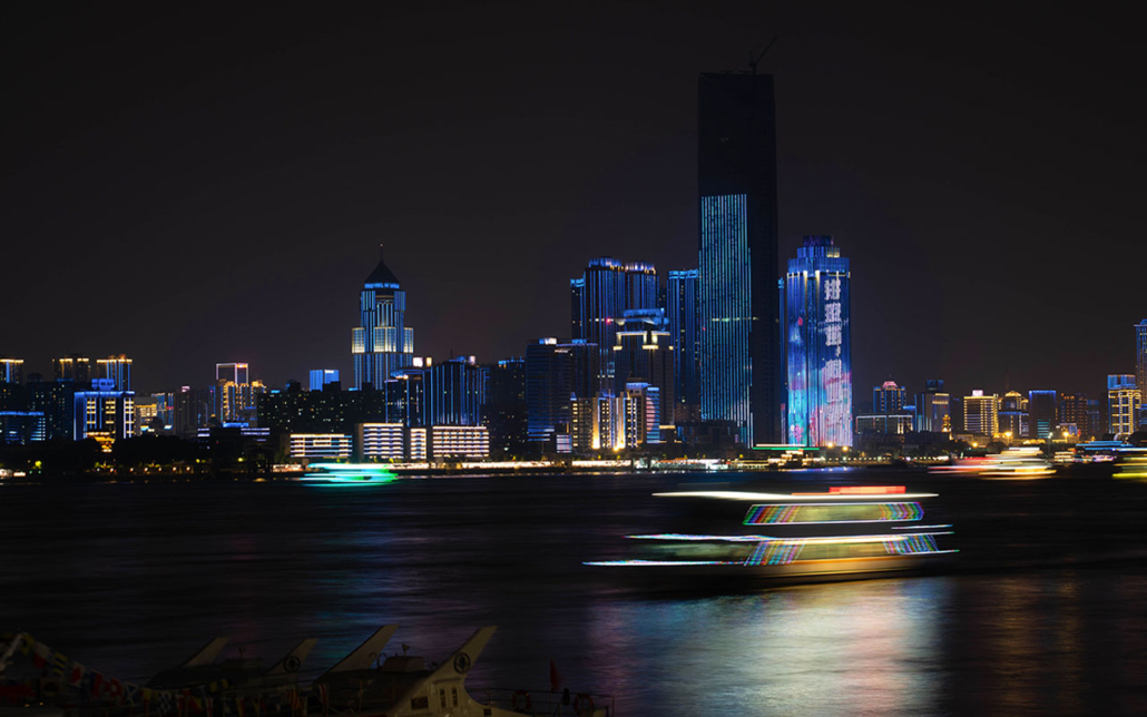 Yangtze River Cruise on Yangtze River, Wuchang District, Wuhan, China.