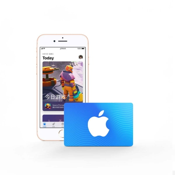 iTunes Gift Card against Chinese mobile app store.