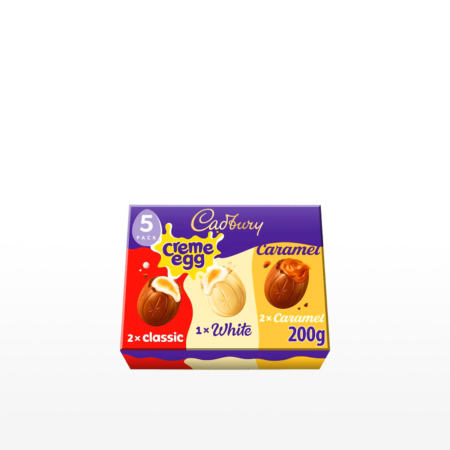 Image of Cadbury Mixed Crème Egg box (milk, white & caramel).